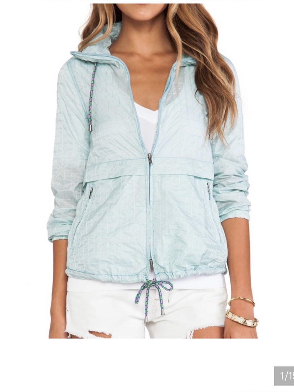 FREE PEOPLE Packable Parachute Festival Windbreaker